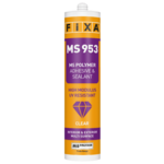 Fixa Yapı Kimyasalları - Polymera Ms 953 - Ms Polimer Esaslı Şeffaf Çok Amaçlı Elastik Yapıştırıcı