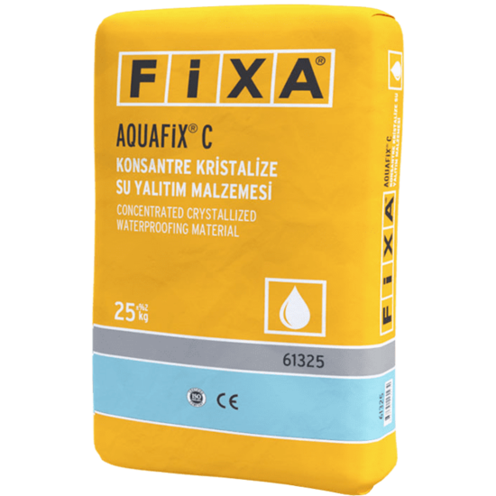Fixa Yapı Kimyasalları - Aquafix C - Konsantre Kristalize Su Yalıtım Malzemesi