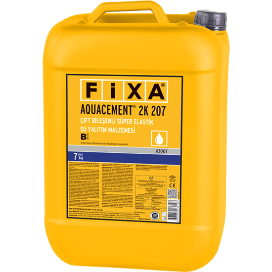 Fixa Yapı Kimyasalları - Aquacement 2K 207 B Bileşeni - Seramik Yapıştırıcıları Ve Su Yalıtım Malzemeleri İçin Akrilik Esaslı Katkı Malzemesi