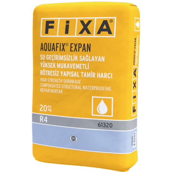 Fixa Yapı Kimyasalları - Aquafix Expan - Su Geçirimsizlik Sağlayan Tamir Harcı