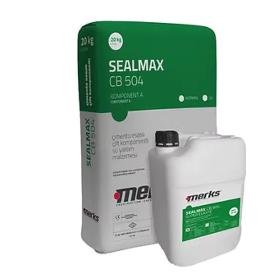 Merks - Sealmax CB 504 Süper Elastik - İki Bileşenli - Su Yalıtım Malzemesi Merks - Sealmax CB 504 Süper Elastik - İki Bileşenli - Su Yalıtım Malzemesi