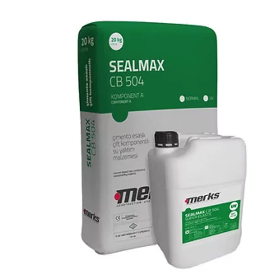 Merks - Sealmax CB 504 UV Süper Elastik - İki Bileşenli - Su Yalıtım Malzemesi Merks - Sealmax CB 504 UV Süper Elastik - İki Bileşenli - Su Yalıtım Malzemesi