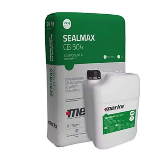 Merks - Sealmax CB 504 UV Tam Elastik - İki Bileşenli - Su Yalıtım Malzemesi Merks - Sealmax CB 504 UV Tam Elastik - İki Bileşenli - Su Yalıtım Malzemesi