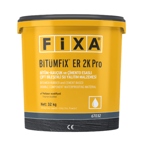 Fixa Yapı Kimyasalları - Bitümfix Er 2K Pro - Bitüm Esaslı Su Yalıtım Malzemesi