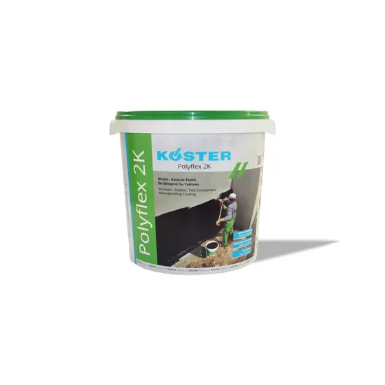 Köster - Polyflex 2K (İki Bileşenli) - Kauçuk-Bitüm Esaslı Su Yalıtımı Ürünü