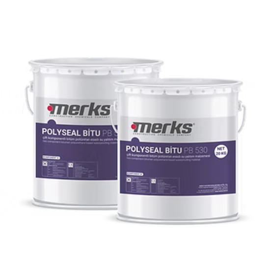 Merks - Polyseal Bitu PB 530 - İki Bileşenli - Su Yalıtım Malzemesi Merks - Polyseal Bitu PB 530 - İki Bileşenli - Su Yalıtım Malzemesi