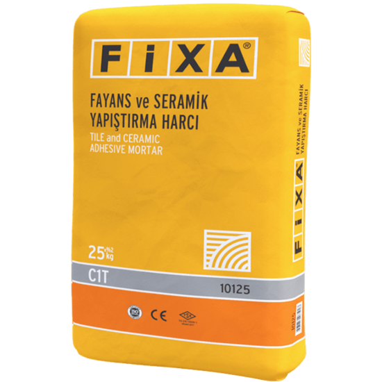 Fixa Yapı Kimyasalları - Fixa Fayans ve Seramik Yapıştırma Harcı C1T