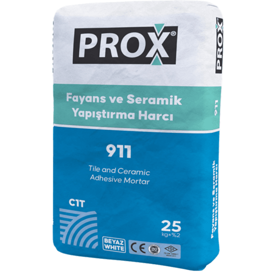 Fixa Yapı Kimyasalları - Prox 911 - Fayans ve Seramik Yapıştırma Harcı (Beyaz)
