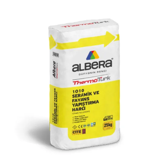 Albera Boya - Thermoturk 1010 Seramik ve Fayans Yapıştırma Harcı ( C1TE ) - Seramik ve Fayans Yapıştırma Harcı