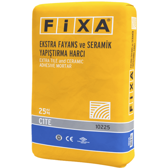 Fixa Yapı Kimyasalları - Fixa Ekstra Fayans ve Seramik Yapıştırma Harcı C1Te