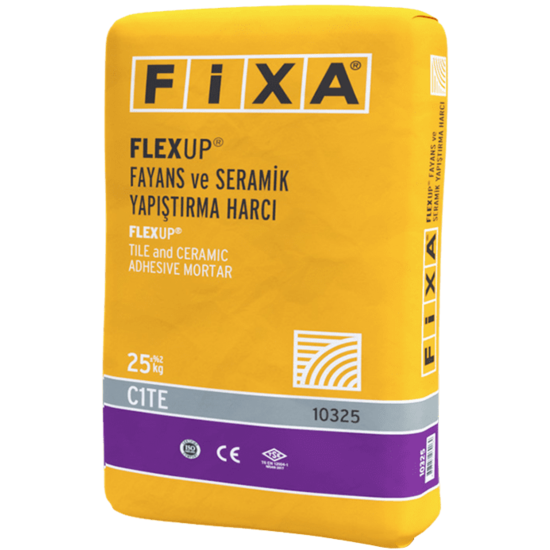 Fixa Yapı Kimyasalları - Fixa Flexup Fayans ve Seramik Yapıştırma Harcı C1Te