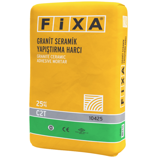 Fixa Yapı Kimyasalları - Fixa Granit Seramik Yapıştırma Harcı C2T