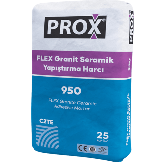 Fixa Yapı Kimyasalları - Prox 950 - Flex Granit Seramik Yapıştırma Harcı