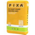Fixa Yapı Kimyasalları - Fixa Flex Granit Seramik Yapıştırma Harcı C2TE (Beyaz)