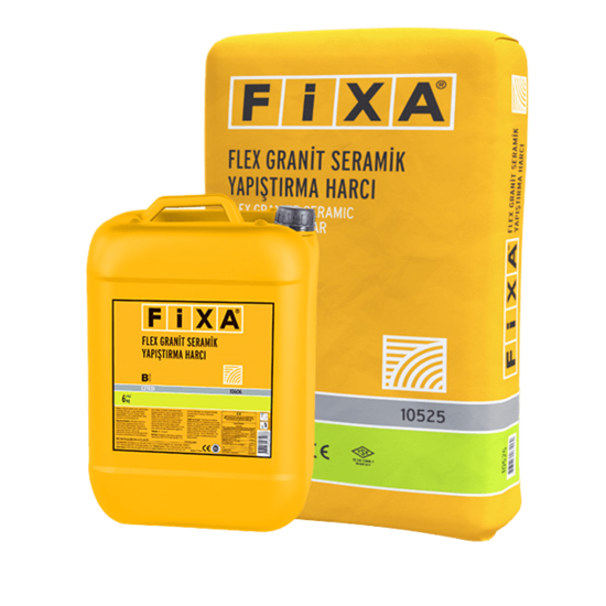 Fixa Yapı Kimyasalları - Fixa Flex Granit Seramik Yapıştırma Harcı (Çift Bileşenli) C2TES1 B Bileşeni