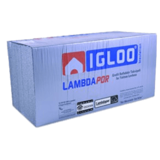 Fixa Yapı Kimyasalları - Igloo Lambdapor - Grafit Reflektör Takviyeli Isı Yalıtım Levhası