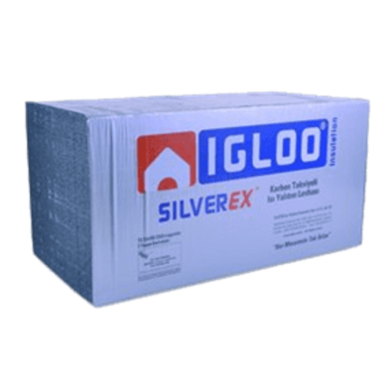 Fixa Yapı Kimyasalları - Igloo Sılverex - Grafit Reflektör Takviyeli Isı Yalıtım Levhası