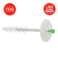 Filli Boya Dalmaçyalı - Çelik Çivili Tuğla Dübeli - Uzunluk: 15,5 cm