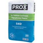 Fixa Yapı Kimyasalları - Prox 540 - Isı Yalıtım Levhası Yapıştırma Harcı