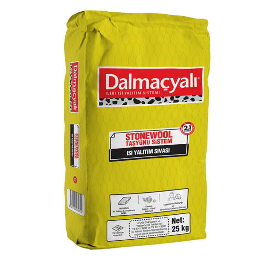 Filli Boya Dalmaçyalı - Stonewool Taşyünü Sistem Sıvası - Çimento Esaslı Elyaf Takviyeli Sıva
