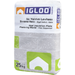 Fixa Yapı Kimyasalları - Igloo Isı Yalıtım Levhası Sıvama Harcı - Elyaf Katkılı (Kalın)