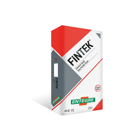Entegre - Fintek - Çimento Esaslı İnce Perdah Sıvası