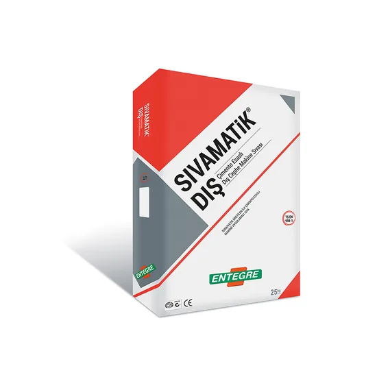 Entegre - Sıvamatik Dış - Çimento Esaslı Hazır Dış Cephe Makine Sıvası