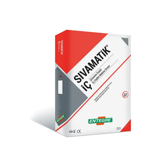 Entegre - Sıvamatik İç - Çimento Esaslı İç Cephe Makine Sıvası