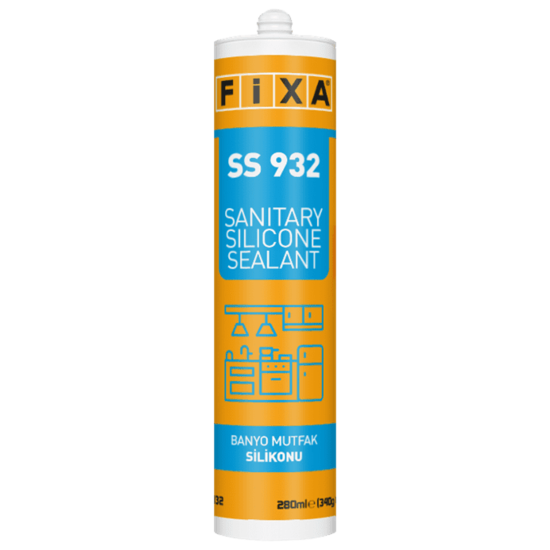 Fixa Yapı Kimyasalları - Ss 932 - Banyo Mutfak Silikonu