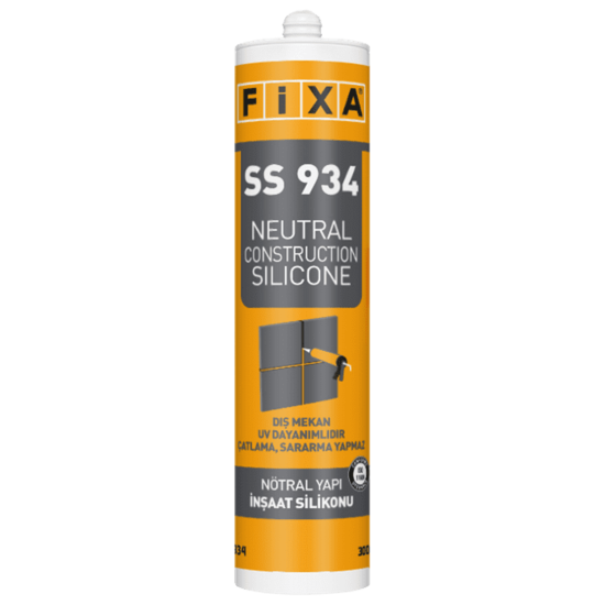 Fixa Yapı Kimyasalları - Ss 934 Constructıon - Nötral Yapı, İnşaat Silikonu
