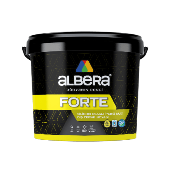Albera Boya - Forte - Silikon Esaslı İpeksi Mat Dış Cephe Boyası