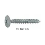 All Alçı - Pul Başlı Vida - (Uzunluk: 22 X 45 mm)