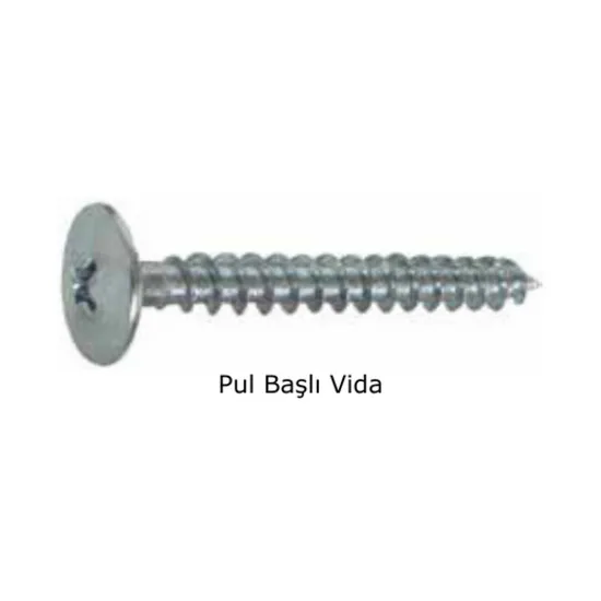 All Alçı - Pul Başlı Vida - (Uzunluk: 22 X 45 mm)