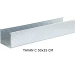 All Alçı - Tavan C Profil 0,45 mm - (Boyut: 27/60/27 mm) (Tc Profili)