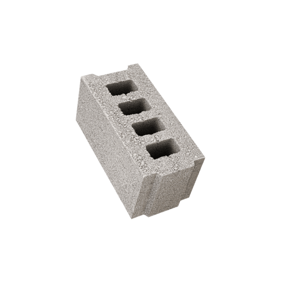Çavuşoğlu Bims - 19’luk Yarı Dolu Bims Blok - 190 x 390 x 185 mm Ebatlarında Bims Beton Duvar Bloğu