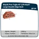 Çenesizler Toprak - Kiremit Tuğla - Büyük Pres Tuğla 45º Çift Köşeli - 215 x 102 x 65 mm Ebatlarında Pres Tuğla
