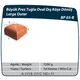 Çenesizler Toprak - Kiremit Tuğla - Büyük Pres Tuğla Oval Dış Köşe Dönüş - 215 x 215 x 102 mm Ebatlarında Pres Tuğla
