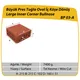 Çenesizler Toprak - Kiremit Tuğla - Büyük Pres Tuğla Oval İç Köşe Dönüş - 215 x 215 x 102 mm Ebatlarında Pres Tuğla