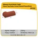 Çenesizler Toprak - Kiremit Tuğla - Küpeşte Oval Dönüş Tuğla - 215 x 102 x 65 mm Ebatlarında Pres Tuğla