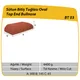 Çenesizler Toprak - Kiremit Tuğla - Sütun Bitiş Tuğlası Oval - 300 x 145 x 65 mm Ebatlarında Pres Tuğla