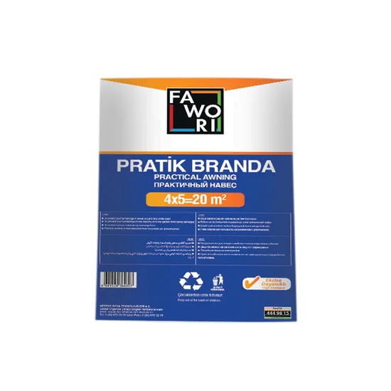Fawori Boya - Pratik Branda (Ölçüler: 4 x 2,5 m / 10 m²)