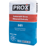 Fixa Yapı Kimyasalları - Prox 581 - Dekoratif Sıva Mineral Dokulu - Beyaz (İnce)