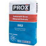 Fixa Yapı Kimyasalları - Prox 582 - Dekoratif Sıva Mineral Dokulu - Beyaz (Kalın)
