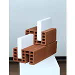 Kudret Tuğla - 19'luk Termal Tuğla - 190 x 190 x 125 mm Ebatlarında Yatay Delikli Isı Yalıtımlı Tuğla