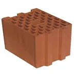 Kudret Tuğla - 19 x 24'luk İzolasyon Tuğlası - 240 x 190 x 235 mm Ebatlarında Düşey Delikli Tuğla