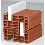 Kudret Tuğla - 24'lük Termal Tuğla - 235 x 240 x 135 mm Ebatlarında Yatay Delikli Isı Yalıtımlı Tuğla