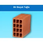 Kudret Tuğla - Bir Buçukluk Yatay Delikli Başlama Tuğlası