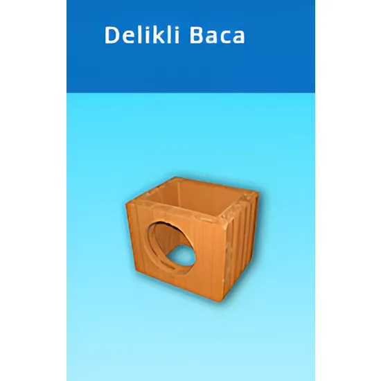 Kudret Tuğla - Tekli Delikli Baca Tuğlası