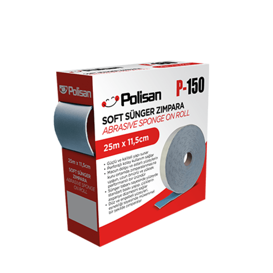 Polisan - Soft Sünger Zımpara - 25 m x 11,5 cm