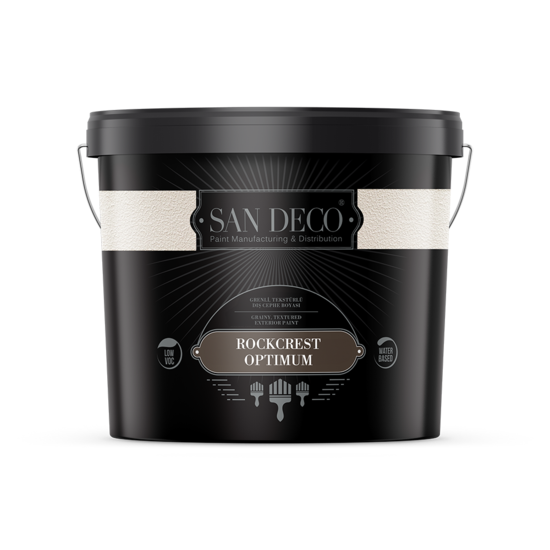 San Deco - Rockcrest Optimum - Grenli ve Tekstürlü Dış Cephe Boyası